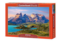 Puzzle 1500 TORRES DEL PAINE jigsaw PATAGONIA CHILE CASTORLAND *JBook