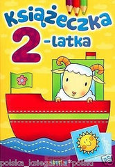 KSIAZECZKA 2 LATKA malowanki z literkami kolorowanki POLISH BOOK *JBook