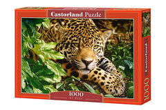 Puzzle 1000 LEOPARD AT REST jigsaw ODPOCZYWAJACY LEOPARD NEW CASTORLAND *JBook