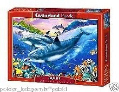 Puzzle 3000 DOLPHIN LAGOON jigsaw DELFINY laguna  CASTORLAND *T *JBook