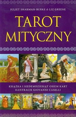 TAROT MITYCZNY KSIAZKA i 78 KART JULIET SHARMAN BURKE & LIZ GREENE *JBook