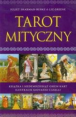 TAROT MITYCZNY KSIAZKA i 78 KART JULIET SHARMAN BURKE & LIZ GREENE *JBook