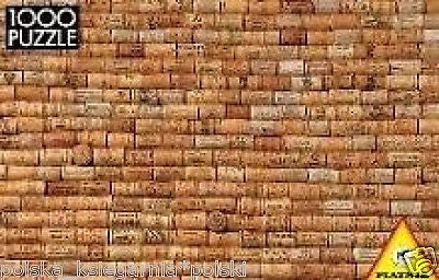 Puzzle 1000 KORKI * WINE CORKS jigsaw NEW NOWE PIATNIK *JBook