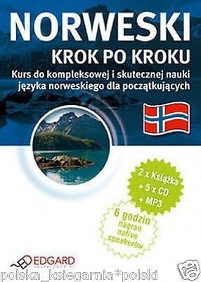 NORWESKI KROK PO KROKU A1-B1 + CD kurs 6h nagran polska ksiegarnia *JBook