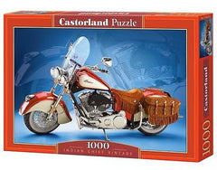 Puzzle 1000 INDIAN CHIEF VINTAGE  jigsaw MOTOR CASTORLAND *JBook