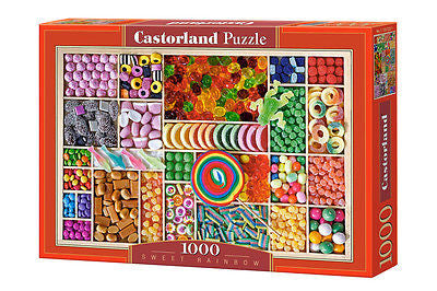 Puzzle 1000 SWEET RAINBOW  jigsaw SLODYCZE CASTORLAND *JBook