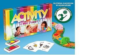 MY FIRST ACTIVITY gra planszowa wiek age 4+ super prezent! PIATNIK *JBooks
