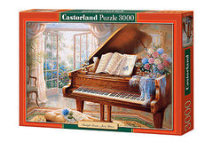 Puzzle 3000 Sunlight Sonata Judy Gibson jigsaw PIANINO CASTORLAND *JBook