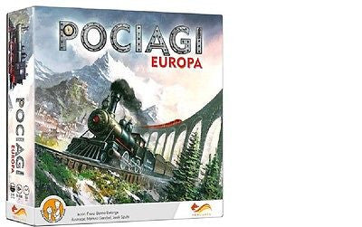 GRA POCIAGI EUROPA gra planszowa wiek age 8+ lat super prezent FOX GAMES *JBooks