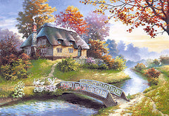 puzzle 1500 COTTAGE  jigsaw CHATKA NA WSI  CASTORLAND *T *JBook