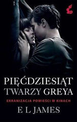 PIECDZIESIAT TWARZY GREYA E L JAMES okladka filmowa wys 24h Polish book *T JBook