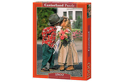 Puzzle 1500 THE KISS  jigsaw POCALUNEK CASTORLAND *JBook