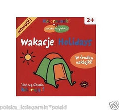 WAKACJE KOLOROWANKI POLSKO-ANGIELSKIE polska ksiegarnia POLISH ENGLISH *JBook