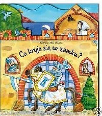 CO KRYJE SIE W ZAMKU karton plansza dla dzieci zamek POLISH BOOK *T *JBook