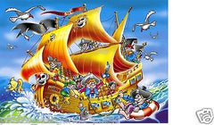 Puzzle 260 STATEK PIRACKI piraci jigsaw PIRATE'S SHIP dla dzieci for kids *JBook