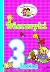 WIERSZYKI 3 LATKA dla dzieci bajki wierszyki polska ksiegarnia *JBooks