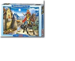 PUZZLE 120 KNIGHT AND PRINCESS jigsaw RYCERZ I KSIEZNICZKA CASTORLAND *JBook