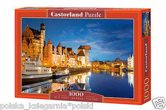 PUZZLE 1000 OLD PORT GDANSK POLAND  jigsaw STARY PORT GDANSK CASTORLAND  *JBOOK