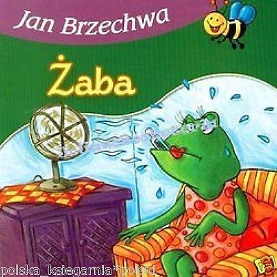 ZABA Jan Brzechwa kartonowa bajka POLISH polskie ksiazki dla dzieci NOWA żaba