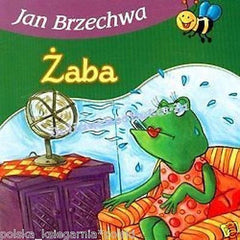 ZABA Jan Brzechwa kartonowa bajka POLISH polskie ksiazki dla dzieci NOWA żaba