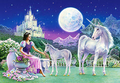PUZZLE 120 UNICORN PRINCESS jigsaw JEDNOROZCE CASTORLAND *JBook