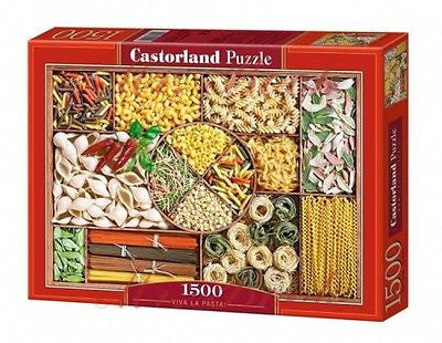 Puzzle 1500 PASTA  jigsaw MAKARONY CASTORLAND *JBook