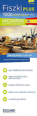 FISZKI PLUS 1000 NAJWAZNIEJSZYCH SLOW HISZPANSKI DLA POCZATKUJACYCH + CD *JBook