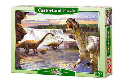 Puzzle 260 DIPLODOK jigsaw dinozaury DIPLODOCUS  NEW CASTORLAND *JBook
