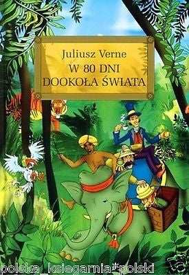 W 80 DNI DOOKOLA SWIATA z opracowaniem literatura ksiazki po polsku 24h! *JBooks