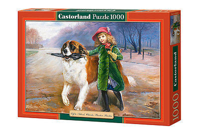 Puzzle 1000 DO SZKOLY  jigsaw OFF TO SCHOOL CHARLES BURTON CASTORLAND *T  *JBook