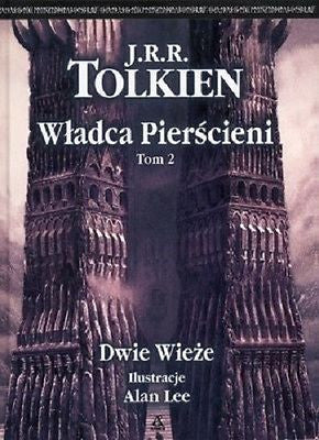 WLADCA PIERSCIENI DWIE WIEZE Tolkien TWARDA  fantasy POLISH BOOK *T  *JBook