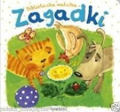 BIBLIOTECZKA MALUCHA: ZAGADKI dla dzieci KARTONOWE polska ksiegarnia *JBook