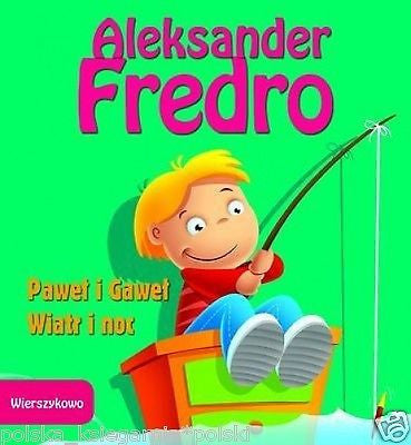POLISH book PAWEL I GAWEL WIATR I NOC WIERSZYKOWO Aleksander Fredro 24h *JBook