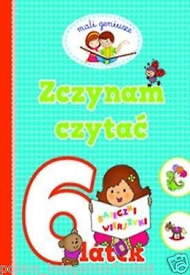 ZACZYNAM CZYTAC 6 LATEK dla dzieci wysylka 24h! polska ksiegarnia *JBooks
