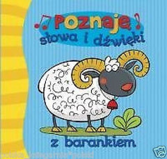 POZNAJE SLOWA I DZWIEKI Z BARANKIEM nauka zabawa polska ksiegarnia *JBOOK