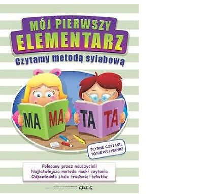 MOJ PIERWSZY ELEMENTARZ CZYTAMY METODA SYLABOWA Polish Book wys 24h *JBook