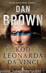 Dan Brown KOD LEONARDA DA VINCI POLISH book thriller ksiazki po polsku *JBooks