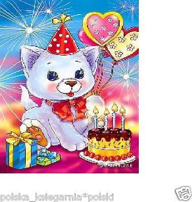 Puzzle 30 URODZINY KOTKA * BIRTHDAY jigsaw NEW 24h! dla dzieci for kids  *JBook