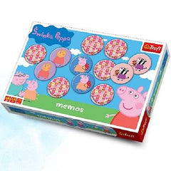 GRA LOGICZNA SWINKA PEPPA MEMOS PEPPA PIG wiek age 3+ wysylka 24h! TREFL *JBook