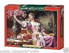 Puzzle 3000 DAMA W ROZOWEJ SUKNI igsaw LADY IN PURPLE DRESS CASTORLAND *JBook