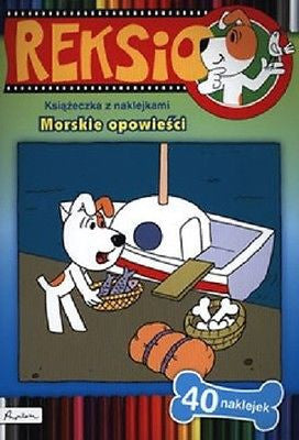 REKSIO MORSKIE OPOWIESCI KOLOROWANKA Z NAKLEJKAMI polska ksiegarnia *JBOOK