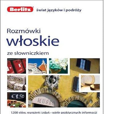 ROZMOWKI WLOSKIE ZE SLOWNICZKIEM kieszonkowe Berlitz 2015 POLISH BOOK *JBook