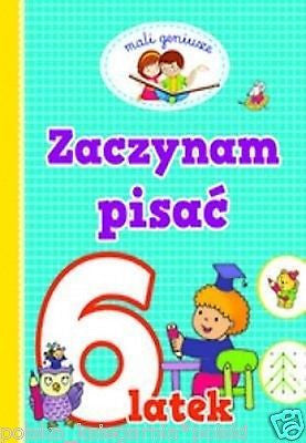 ZACZYNAM PISAC 6 LATEK dla dzieci wysylka 24h! polska ksiegarnia *JBooks