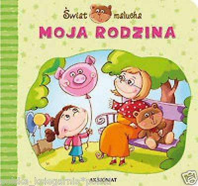 Swiat malucha Moja rodzina KARTON bajki dla dzieci polska ksiegarnia w UK *JBook