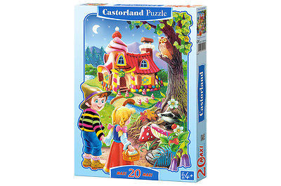 Puzzle 20 MAXI  JAS I MALGOSIA jigsaws  HANSEL AND GRETEL NEW CASTORLAND *JBook