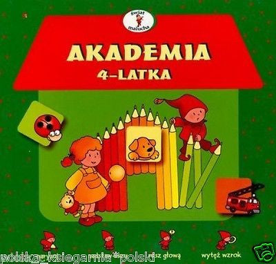 Libro Polaco AKADEMIA 4-LATKA polska ksiazka dla dzieci