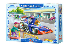 Puzzle 30 WYSCIGI jigsaw SPEED MASTERS  NEW CASTORLAND  *JBook
