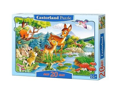 Puzzle 20 MAXI  MALY JELONEK jigsaws LITTLE DEER NEW CASTORLAND *JBook