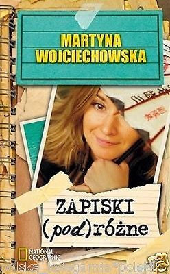 Martyna Wojciechowska ZAPISKI (POD)ROZNE podroze przygody polska ksiazka *JBooks