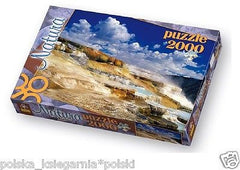 Puzzle 2000 GORACE ZRODLA park Yellowstone jigsaw HOT SPRINGS USA TREFL *JBook